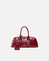 Borsa piccola a mano Escape Bag Horizontal in pelle bottalata - Rosso | Pinko
