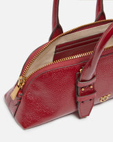 Borsa piccola a mano Escape Bag Horizontal in pelle bottalata - Rosso | Pinko
