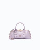 Borsa a mano media bowling in pelle con borchie PINKO Galleria - Trasparente | Pinko