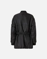 Bomber long en satin technique - | Pinko
