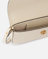 Μεσαία δερμάτινη τσάντα ώμου Saddle Flat - | Pinko