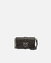 Borsa a spalla Baby Love Bag One Slouchy in pelle - Verde Scuro | Pinko