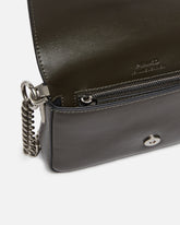Sac porté épaule Baby Love Bag One Slouchy en cuir - Vert foncé | Pinko