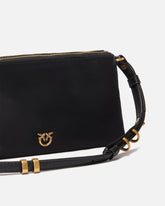 Double Bag Mini small crossbody bag in nylon - | Pinko
