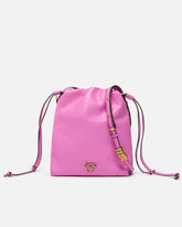 Bolso de hombro Mini Slouchy Bag de piel con logotipo Love Birds - | Pinko