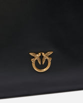 Bolso de hombro Mini Slouchy Bag de piel con logotipo Love Birds - | Pinko