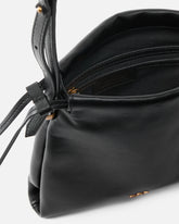 Leather Mini Slouchy Bag with Love Birds logo - | Pinko