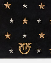 Bolso de hombro pequeño Mini Slouchy Bag de ante con tachuelas estrella - | Pinko