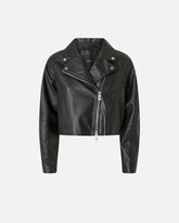 Chiodo cropped in nappa - | Pinko