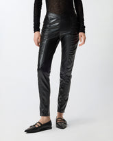 Leggings effetto pelle stretch - | Pinko