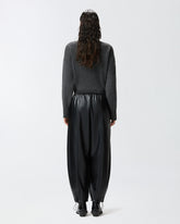 Pantaloni balloon in finta pelle - | Pinko