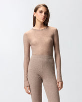 Pullover mit Rundhalsausschnitt und Pailletten - | Pinko