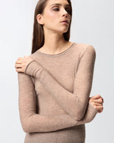 Pullover mit Rundhalsausschnitt und Pailletten - | Pinko