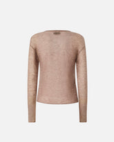 V-neck sweater with sequins - | Pinko