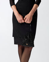 Pochette à bandoulière Baby Slouchy Bag à strass - | Pinko