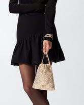 Bolsito de hombro baby Slouchy Bag con pedrería - | Pinko