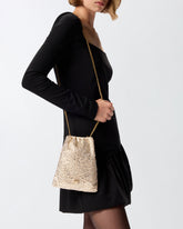 Bustina a spalla baby Slouchy Bag full strass - | Pinko