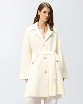 Coat with matching belt - | Pinko