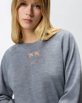 Pullover mit Logo Love Birds - | Pinko