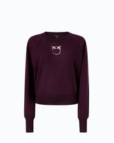 Pullover mit Logo Love Birds - | Pinko