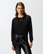Pullover mit Logo Love Birds - | Pinko