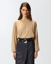 Jersey de cuello redondo y manga larga - | Pinko