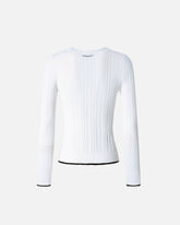 Ριμπ ζακέτα με λαιμόκοψη V - | Pinko