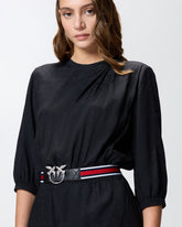 Abito in viscosa jacquard - | Pinko