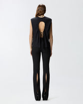 Viscose jacquard top - | Pinko