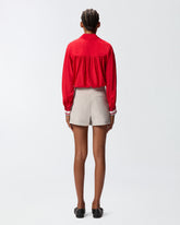 Camicia classica in viscosa jacquard - | Pinko