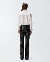 Camicia in popeline e crêpe - | Pinko