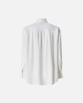 Camicia in popeline e crêpe - | Pinko