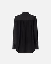 Camicia in popeline e crêpe - | Pinko