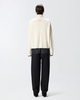 Knit polo-neck sweater - | Pinko