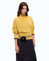 Rollkragenpullover aus Wolle und Kaschmir - | Pinko