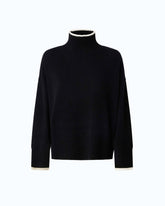 Wool and cashmere turtleneck sweater - | Pinko