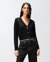 V-neck cardigan - | Pinko