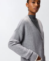 Long V-neck cardigan - | Pinko