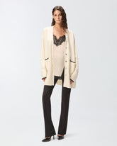 Long V-neck cardigan - | Pinko