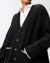 Long V-neck cardigan - | Pinko