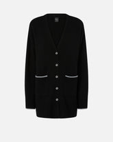 Long V-neck cardigan - | Pinko