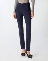 Fitted high-waisted trousers - | Pinko