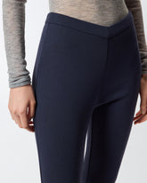 Pantalones ajustados de talle alto - | Pinko