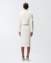 Gonna pencil in punto stoffa - | Pinko