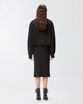 Gonna pencil in punto stoffa - | Pinko