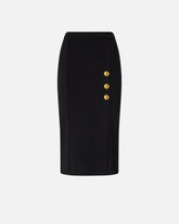 Gonna pencil in punto stoffa - | Pinko