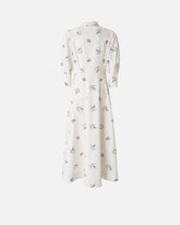 Tattoo-print shirt dress - | Pinko