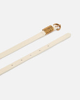 1.2-cm belt with PINKO lettering logo - Yellow | Pinko