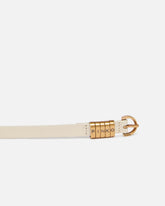 1.2-cm belt with PINKO lettering logo - Yellow | Pinko