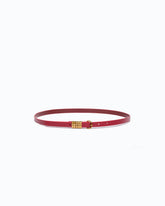 1.2-cm belt with PINKO lettering logo - Red | Pinko